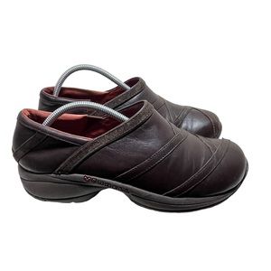 Merrell Primo Patch Bug Brown Leather Slip On Comfort Shoes- Women’s 9.5